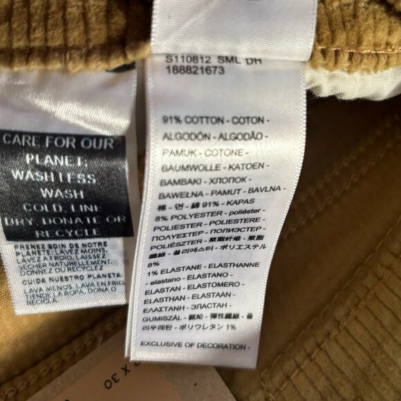 Levis 721 High Rise Skinny Jeans Pants Corduroy in Iced Coffee Woman's 32x30 NWT - Picture 5 of 7